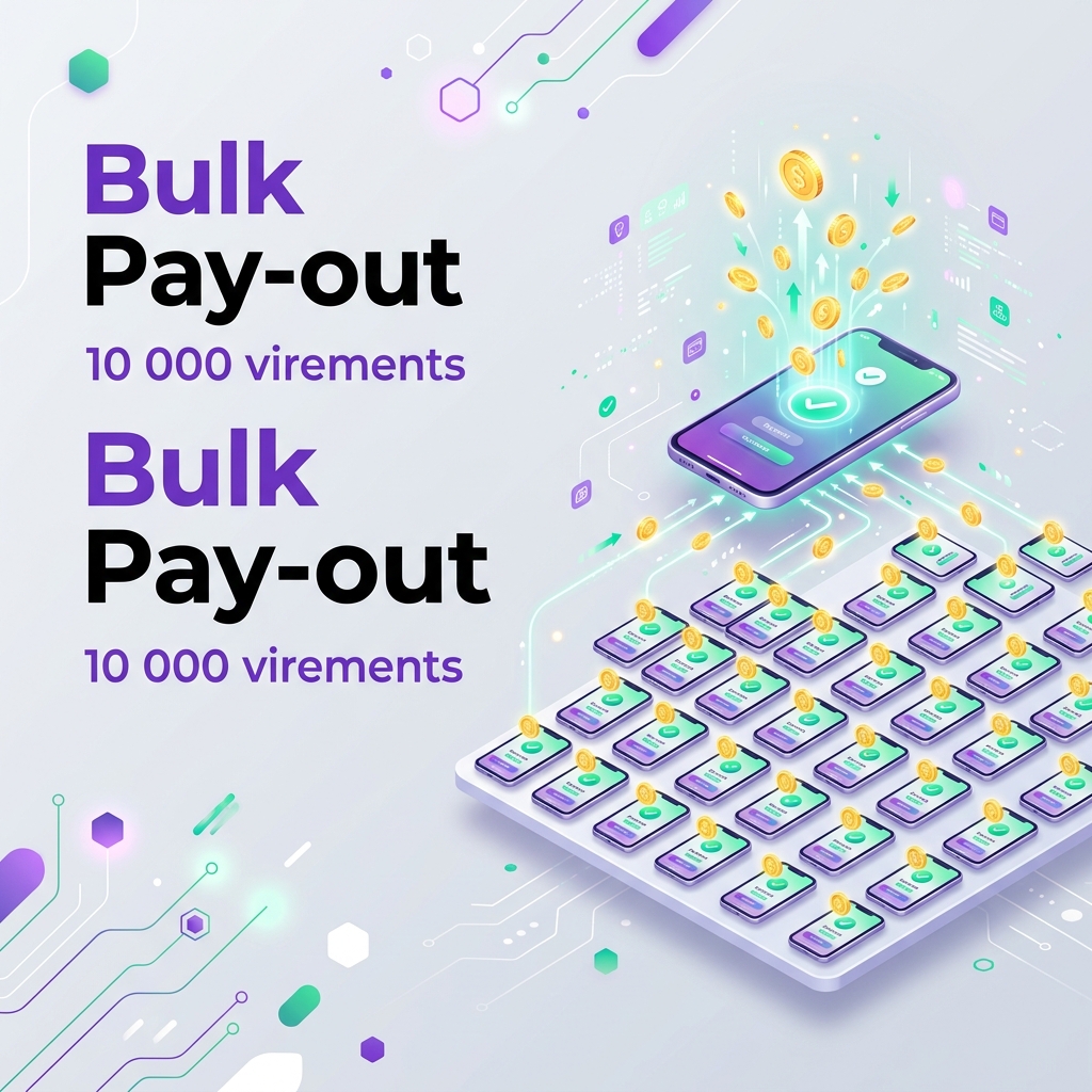 Bulk Pay-out : Comment envoyer de l'argent vers 10 000 portefeuilles en un clic